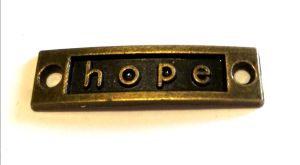"Hope" бронз 4.0х1.0 см.HB4010