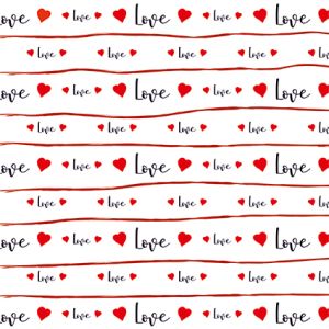 Design Pattern Hearts&Love 30x30 - CREA2301-09