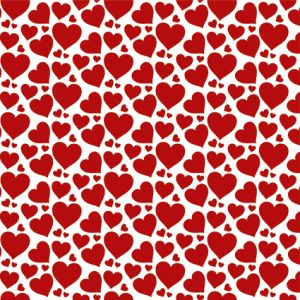 Лист дизайнерска хартия Pattern Hearts&Love 30x30 - CREA2303-01