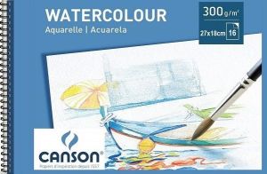 Spiral sketchbook а Watercolour CANSON 18x27 cm 300 g / m2
