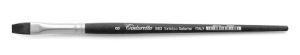 TINTORETTO FLAT SATURN Synthetic Professional brush with wear-resistant synthetic hair No2