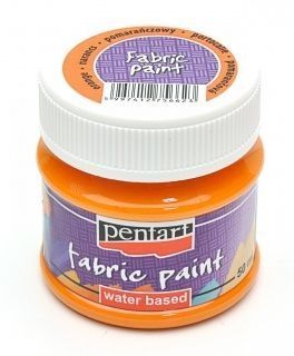 Fabric paint 50ml - orange 3477