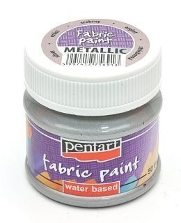 Fabric paint 50ml - silver 6264